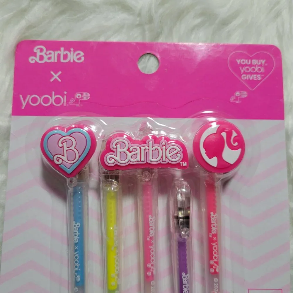 Barbie x Yoobi Mini Notebook & Gel Pens Set